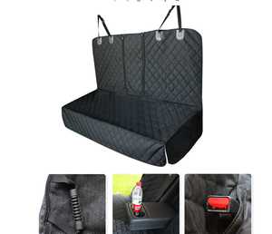 الاستخدام العالمي غطاء مقعد للحيوانات الأليفة انفصال أكسفورد النسيج للماء كلب أليف العالمي سيارة المقعد الخلفي غطاء - Product Image 4