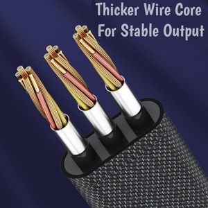 Cable de Carga Rápida USB Tipo-C PD de 27W 65W 4 en 1 de Alta Calidad para iPhone, con Trenzado de Nailon, Aleación de Zinc y Cobre Puro - Product Image 2
