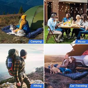 Pompe de camping ultralégère gonflable intégrée Ultimate Hiking <span class=keywords><strong>Airpad</strong></span> Carry Bag Compact Lightweight Sleeping Camping Pad - Product Image 6