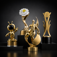 Coupe du Monde Sportive en Or 3D sur Mesure, Design Original, Taille Réelle, Récompense de Haute Qualité en Métal pour Compétitions Sportives