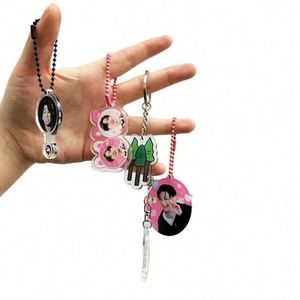 Custom Printed Logo Acrylic Keychain Charms Cheap Custom Printed Epoxy Keychains Offset UV and Embossing Printing Available - Product Image 1