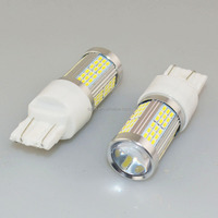 Éclairage intérieur automobile T20 7443 102smd 3014 102led sans erreur, ampoule LED de frein et de recul pour voiture, lampe intérieure de voiture
