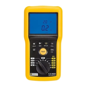 Chauvin Arnoux CA 6524 Comprobador de Continuidad de Aislamiento, Medidor de CA 6524, Comprobador de Aislamiento, Medidor de Resistencia de Aislamiento Portátil - Product Image 1