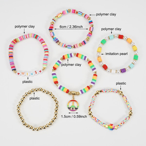 Bán Buôn Phong Cách Mới Bohemian Tình Yêu Mặt Dây Chuyền Nhiều Lớp Vòng Đeo Tay Hình Trái Tim Mô Hình Nhà Máy Hợp Kim Vòng Đeo Tay Quyến Rũ - Product Image 4