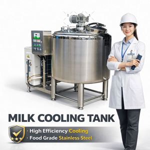 Tanque de Almacenamiento de Helado de Acero Inoxidable de 300 Litros, Tanque de Enfriamiento para Leche Fresca - Product Image 1
