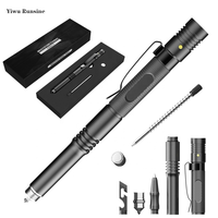 Stylo tactique, stylo d'autodéfense professionnel, briseur de verre d'urgence extérieur, lampe de poche, stylo tactique de survie, coffret cadeau