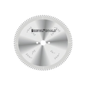 Hojas de sierra circular universales HW Acabado superfino en máquina provista de hojas de sierra de puntuación para cortar paneles bilaminados - Product Image 1