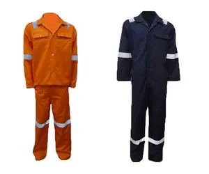 KIinglong baju kerja keselamatan coverall tahan api, baju kerja konstruksi tahan api industri