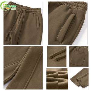 กางเกงวอร์มทรงหลวมสไตล์ฮิปฮอป พิมพ์ลายโลโก้ตามสั่ง ผ้าเฟรนช์เทอร์รี่ กางเกงจ็อกเกอร์ผู้ชาย - Product Image 3