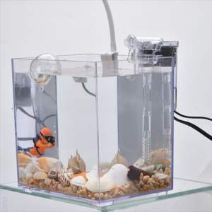 YEE アクリル製 ベタ用 2ガロン容量 デスクトップ エコ 小型水槽 卸売供給用 - Product Image 4