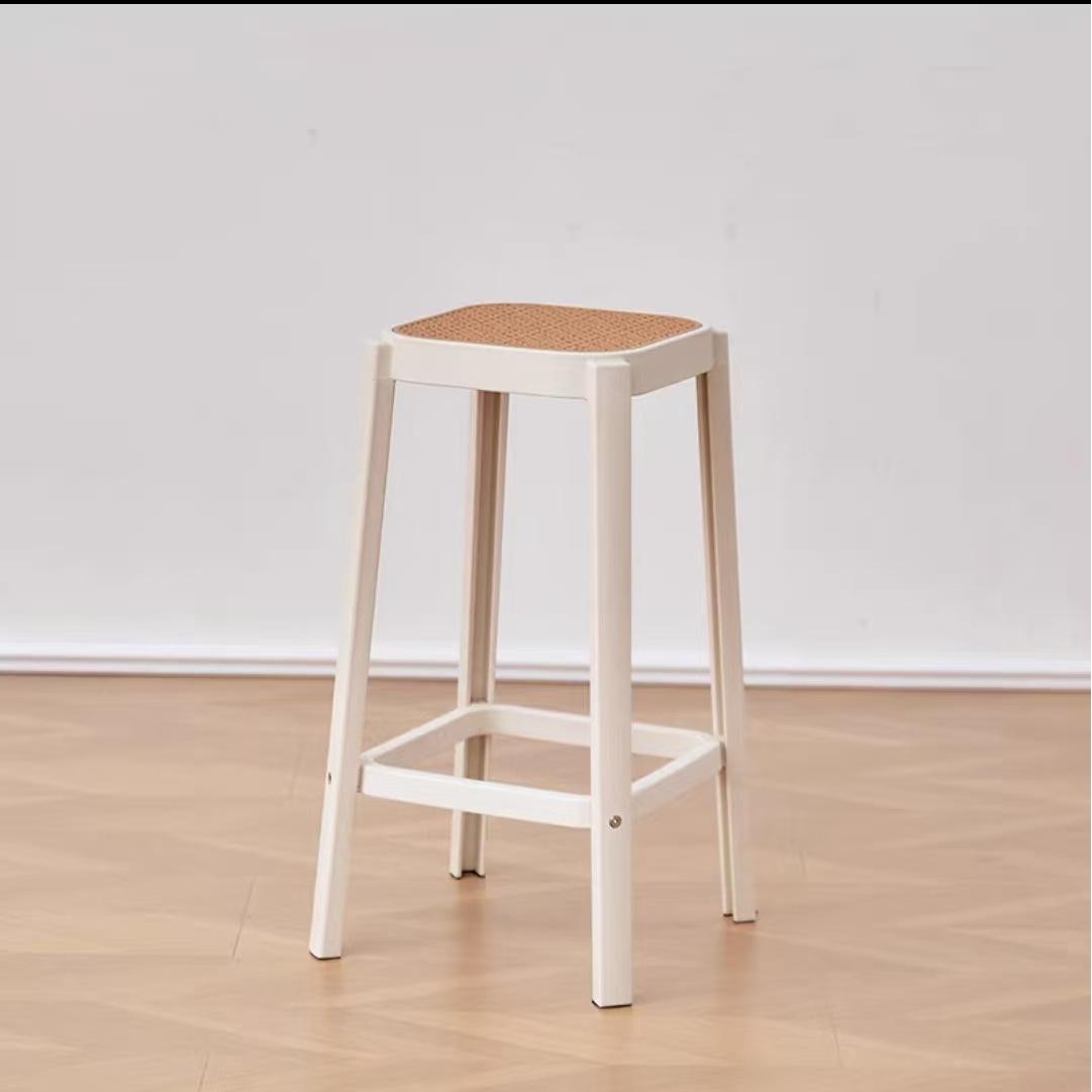 [Marco blanco, marrón] Altura del asiento 65 cm