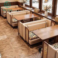 Haute Qualité Vintage Chinois Restaurant Meubles Fleur Motif Vêtements Stand Sièges Banc Chaise pour Hôtels Cafés