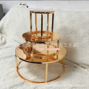 Vòng sắt bánh đứng tráng miệng bảng bánh khay lớp bánh hỗ trợ giá đám cưới Nguồn cung cấp trang trí đồ trang trí - Product Image 4