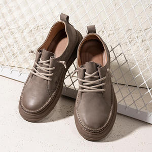 Retro New Style Men's Business Casual Low-Top <b>Sneakers</b> Lace-Up Breathable Outdoor Height Increasing Walking Style shoes - Product Image 3