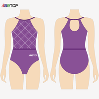 Violet Enfants Filles Gymnastique Vêtements Danse Gymnastique Justaucorps Rythmique Formation Dancewear