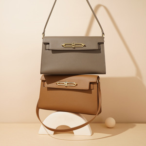 Wholesale Cross-border Sales of New Simple Fashion Genuine Leather Shoulder Bags Fashion Women's Handbag Crossbody Bag