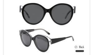 <span class=keywords><strong>Gafas</strong></span> <span class=keywords><strong>de</strong></span> <span class=keywords><strong>Sol</strong></span> <span class=keywords><strong>VISION</strong></span> PLUS Ecológicas <span class=keywords><strong>de</strong></span> Acetato Mazzucchelli, Cómodas, Estilo Punk Redondo Y2K, Protección UV400, Certificación CE - Product Image 2