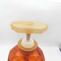 Offre Spéciale Bouteille en plastique PET orange de haute qualité de 500ml avec pompe, emballage pour shampooing, lotion, crème solaire.