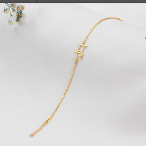 Pulsera de cadena de signo del zodiaco entrelazada a prueba de agua, pulsera de astrología personalizada, regalo para tu amor - Product Image 2