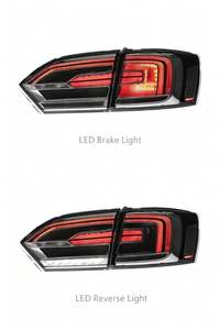 Luz Trasera LED MJ para <span class=keywords><strong>Volkswagen</strong></span> VW Jetta Mk6 2012 2013 2014, Conjunto de Luz Trasera Mejorada, Luz de Freno, Luz Trasera - Product Image 5