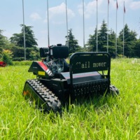 Volnos Automático Mini Control Remoto Robótico Chino Cero Robot Inteligente 0 Turn Radio Controlado Robot Cortacésped Batería PARA LA Venta