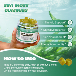 Suplemento Vegano en Gomitas de Musgo Marino para Apoyo Inmunológico y Nutrición a Base de Plantas, para Personas que Viven un Estilo de Vida Vegano o a Base de Plantas - Product Image 5