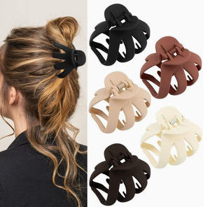 8CM pinces à <span class=keywords><strong>cheveux</strong></span> mats pinces à <span class=keywords><strong>cheveux</strong></span> pieuvre mignon <span class=keywords><strong>pince</strong></span> à <span class=keywords><strong>cheveux</strong></span> moyen petit pour les femmes forte adhérence pinces à mâchoire antidérapantes - Product Image 1
