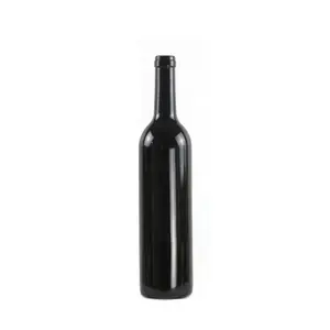 Botella de vino tinto sin plomo, 750ml