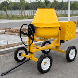 Mezcladora de Concreto Portátil Corey de 510L, 16HP, Refrigerada por Aire, con Tolva Elevadora, Diésel, Producción de 12M3/H, Dos Años de Garantía para Obras de Construcción - Product Image 1