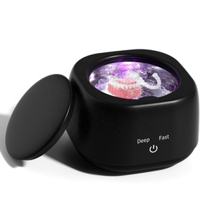 Nouveau produit 2024 : Nettoyeur portable à ultrasons pour prothèses dentaires et appareils orthodontiques, usage domestique - Product Image 2