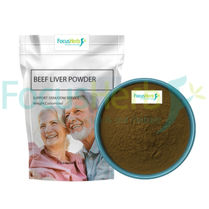 Focusherb - Polvo de Hígado Bovino de Alta Calidad, Alimentado con Pasto, Desgrasado, Extraído con Agua, Soluble en Agua, Polvo Fino, 95% de Pureza, 80 - Product Image 2