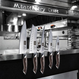 Couteaux de boucher serbes de 6 pouces, ensemble de couteaux à désosser et à fileter, à lame pleine, forgés à la main en acier inoxydable, qualité professionnelle - Product Image 2