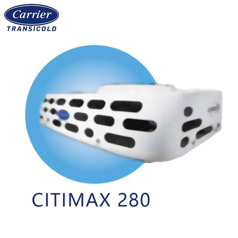 Carrier C280 Citimax LKW-Kühlaggregate zur Waren temperatur regelung 3 Meter langer kleiner LKW-Kühlschrank