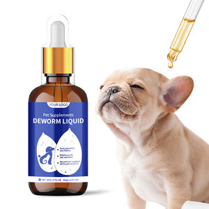 기생충과 독소 제거를위한 천연 허브 프로 바이오 틱 고양이 Deworming 보충제 방울 - Product Image 1