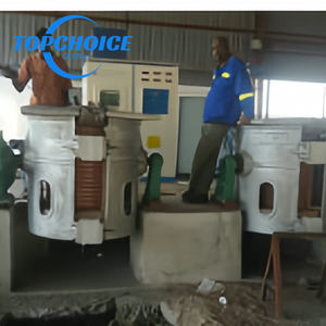 Reciclaje de chatarra 100Kg 150kg Horno de inducción de hierro fundido Horno eléctrico de hierro fundido Horno de fusión de hierro - Product Image 5