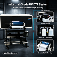 Impresora UV Profesional Industrial A3 de Rollo a Rollo para Etiquetas de Película Flexible, Pegatinas Personalizadas y Diseños de Embalaje