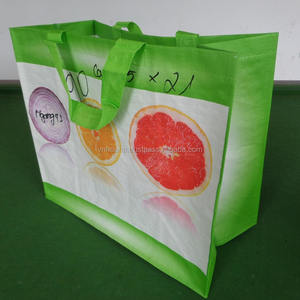 Bolsas de Compra Tejidas de PP Reciclado de Alta Calidad a Precio Económico, Bolsa de Compra Resistente con Impresión Personalizada a Precio Económico - Product Image 3