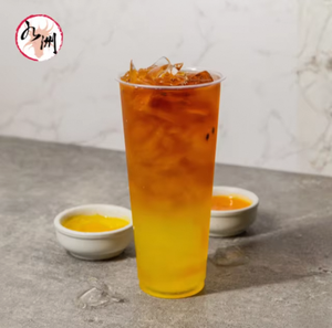 น้ำเชื่อมชานมไข่มุกเข้มข้นรสเสาวรสพร้อมเมล็ด 2.5 กก. บรรจุขวด ฮาลาล สำหรับเครื่องดื่มคาเฟ่ - Product Image 3