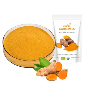 शीर्ष ग्रेड हल्दी रूट निकालें पाउडर Curcumin निकालने सबसे अच्छी कीमत Curcumin पाउडर