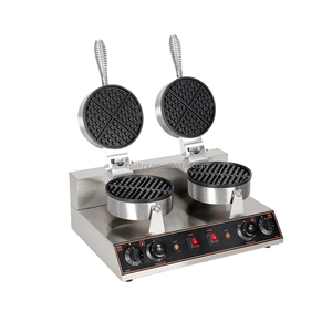 <span class=keywords><strong>Gaufrier</strong></span> belge électrique antiadhésif <span class=keywords><strong>professionnel</strong></span> en acier inoxydable commercial Double tête nouvel état pour les hôtels - Product Image 3
