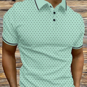 Men's Solid Knitted Long Sleeve for <b>Shirt</b> Soft Breathable Comfy Lapel Classic Fit All-Match Casual Business Daily Commute Wear - Product Image 2