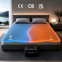 Surmatelas rafraîchissant à eau à huit zones de température, contrôle de température double zone, direct usine, OEM ODM, marque personnalisée