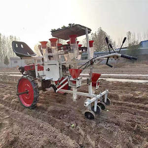 Trasplantadora Autopropulsada de Cuatro Filas con Motor y Caja de Cambios para Plántulas de Repollo, Tomate y Pimiento, Alta Productividad para Uso Agrícola - Product Image 1