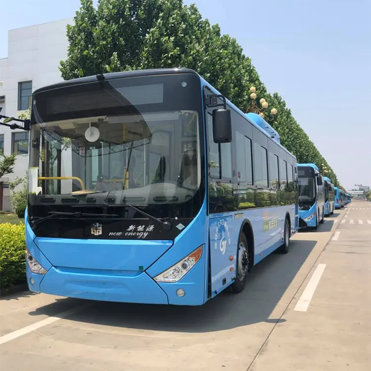 Городские автобусы Zhongtong LCK6125HG б/у городской автобус на 50 мест Lhd, пассажирский новый дизельный городской автобус