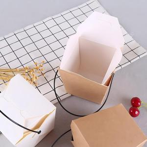 Boîte en papier pour poulet frit, boîte repas en papier, boîte pliable en papier pour frites, boîte en papier pour salade, boîte en papier à emporter - Product Image 4