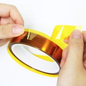 Plester kapton perekat silikon Film poliimida Pi ESD Anti statis statis rendah berlapis 2 dengan Liner rilis Fluorosilicone - Product Image 6