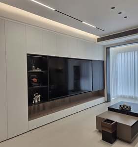 Whole <b>Wall</b> <b>TV</b> <b>Stand</b> Customized Entire <b>Wall</b> <b>TV</b> <b>Stand</b> Living Room Furniture Sets Whole House Customization - Product Image 5