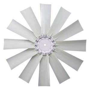ใบพัดลมประกอบ 12 ใบ ทำจากไนลอน พลาสติก แบบใบพัดแกน สำหรับเครื่องยนต์รถบรรทุกหนัก - Product Image 1