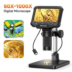 4.3'' IPS Display 8 LEDs 10MP Resolution Video <strong>Microscope</strong> With <strong>LCD</strong> Lens Digital <strong>Microscope</strong> - Product Image 2