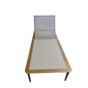 Ghế thư giãn ngoài trời cao cấp có bàn phụ và chức năng lưu trữ, chất liệu gỗ tếch bền chắc dành cho biệt thự sang trọng - Product Image 2